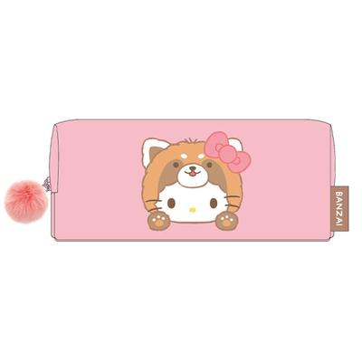 K Company Sanrio Characters Square Pouch Hello Kitty (Banzai Series) (Red Panda) SAB-SP-KT