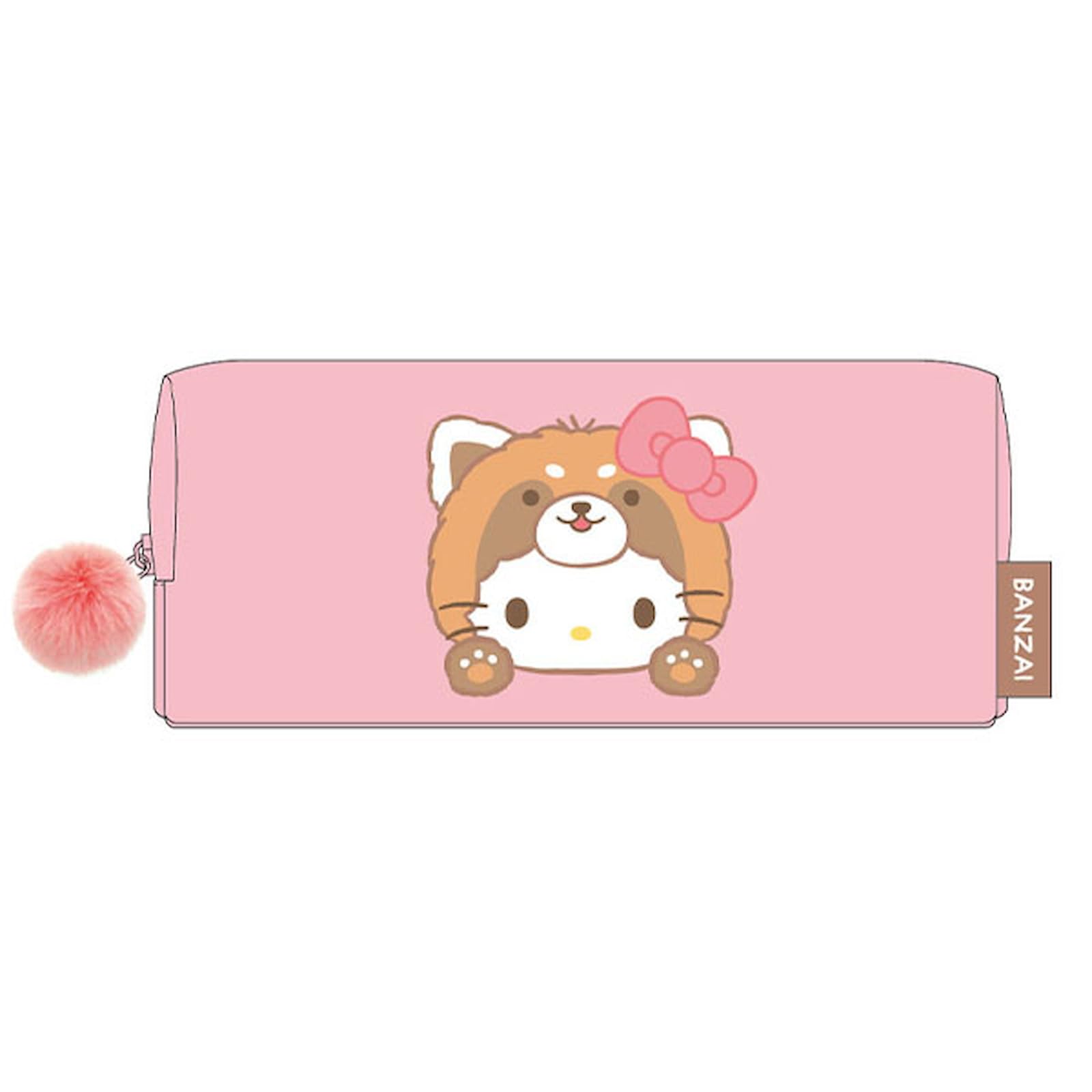 

K Company Sanrio Characters Square Pouch Hello Kitty (Banzai Series) (Red Panda) SAB-SP-KT