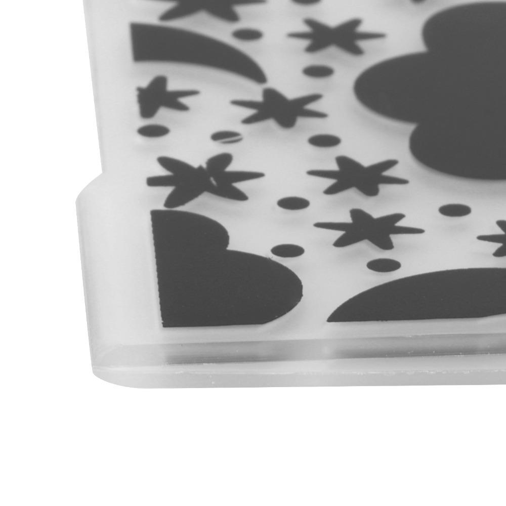 

2pcs Lightweight Baking Mold Durable DIY Craft Template Embossing Template Biscuits Decoration