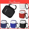 Airpods Protective Case Set Silicone Flip Style Trendy Solid Color