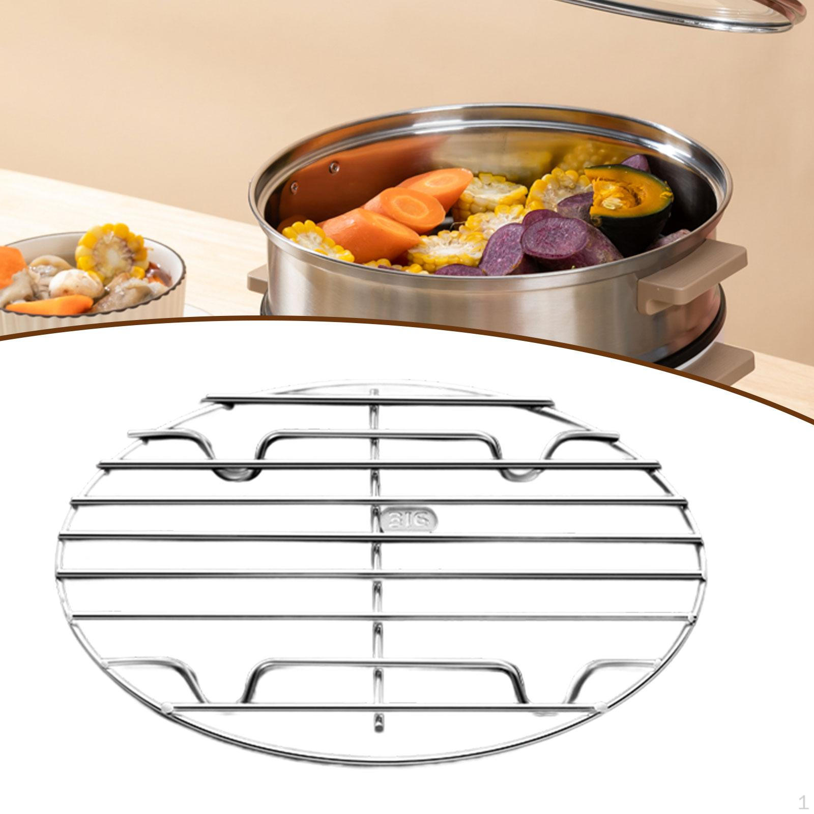 

7-дюймовая пароварка из нержавеющей стали для использования в сковороде 1.8 cm Height