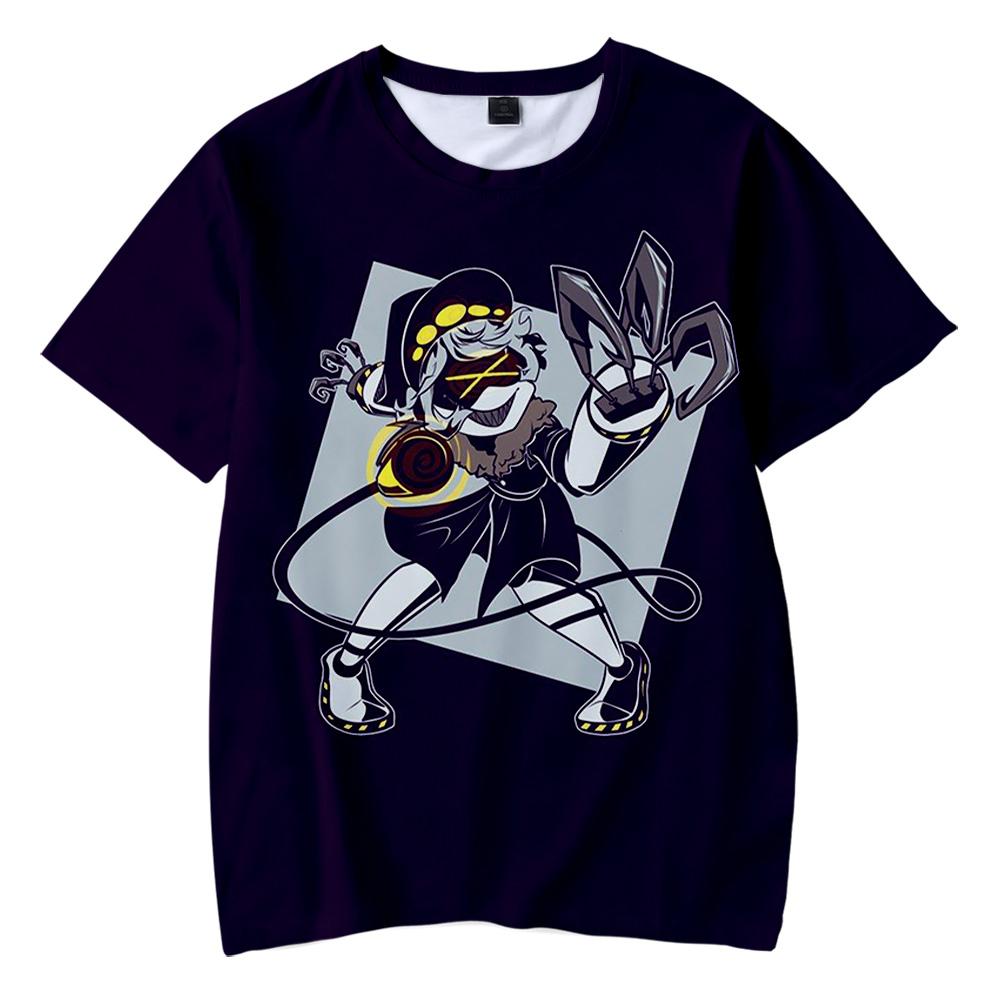 

Murder Drones Anime Women Men s T-shirts Cartoon Printed O-Neck Oversized Short Sleeves Fashion Mens Clothing Streetwear XXS сірий