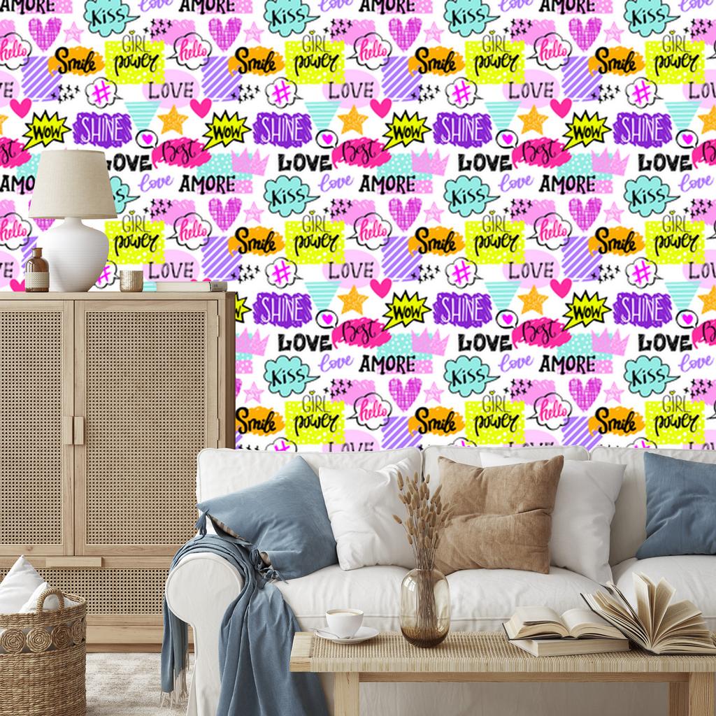 Girls and Energy Wallpaper for Living Room and Bedroom 50x1000