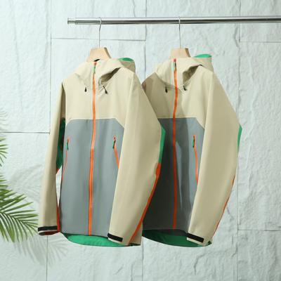 Giacca Outdoor Hardshell Qualità Autunno Senso Avanzato Abbinamento Colori Tre Strati Termoadesiva Alpinismo Antivento Impermeabile