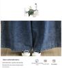 Retro Slimming Denim Jumpsuit - Plus Size, Spring to Autumn