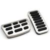 For Kia Stonic Niro 2017 2019 2020 2021 Stainless Steel AT Accelerator Brake Pedal Cover Anti Skid Foot Pad Styling Accessories