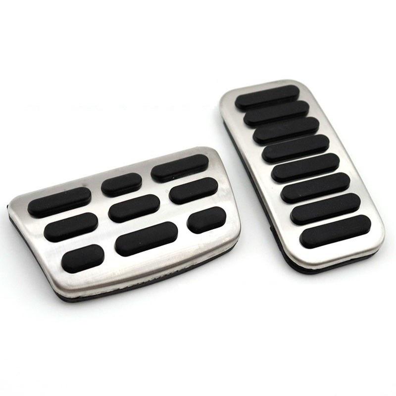 For Kia Stonic Niro 2017 2019 2020 2021 Stainless Steel AT Accelerator Brake Pedal Cover Anti Skid Foot Pad Styling Accessories
