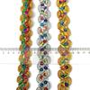 4m/13.12ft Each Pack Lace Sewing Trims 2.5cm Wide Ribbons Curtain Accessory Handmade DIY Craft Flower Bra Dress Gowns Decoration