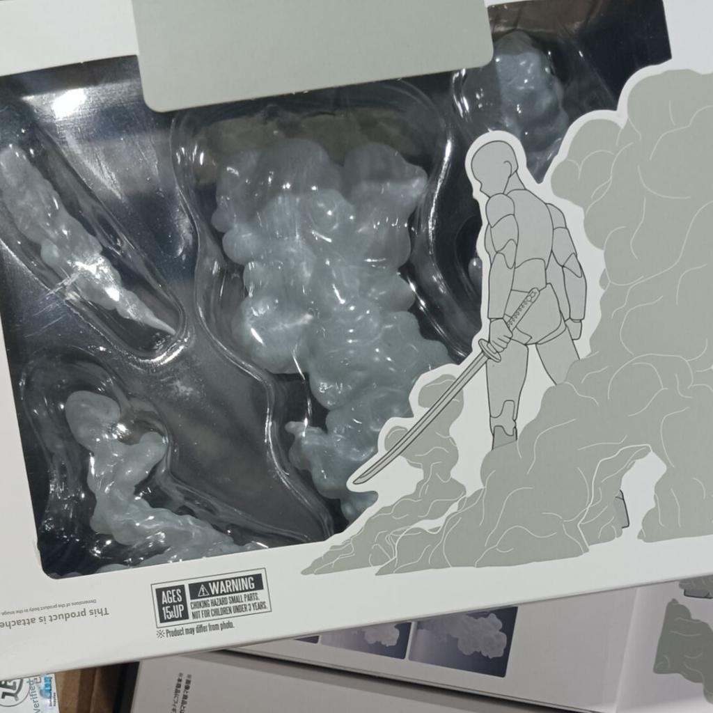 Smoke Effect Effect Piece White Yellow Ver. Action Anime Figures Collection Ko Model Custom Toy Accessories For Shf Doll Gift