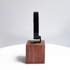 Supporto per Orologi in Legno di Noce Fatto a Mano Elegante Supporto Espositore per Orologi a Forma di C Portaoggetti per Orologi da Casa e Negozio