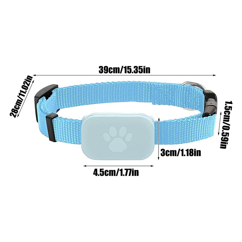 Pet GPS TrackerDog Cat Locator - Adjustable Collar, Real-Time Tracking, Waterproof, Long Battery Life Pet Cat Locate Supplies