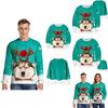 Womens Ugly Mens Christmas Sweater Funny Dog Xmas Sweatshirt Pullover Tops