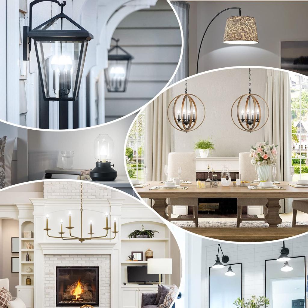 Led Candle Bulb AC220V 3W 6W 9W 12W Led Lights E14 E27 3000K 4000K 6000K Light Lamp For Home Decoration Led Lamp Home Decoration