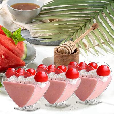 Disposable Plastic Mousse & Pudding Cups