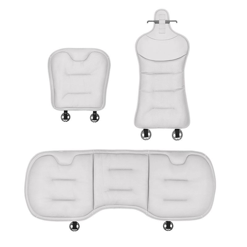 Universal Ventilated Car Seat Cushion for BMW, Mercedes-Benz & Xiaomi - Four Seasons, Lumbar Support, Rear Integrated, Single Driver Seat.