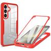 For Samsung Galaxy A36 5G/A56 5G Case Acrylic+TPU Clear Phone Cover with PET Screen Film
