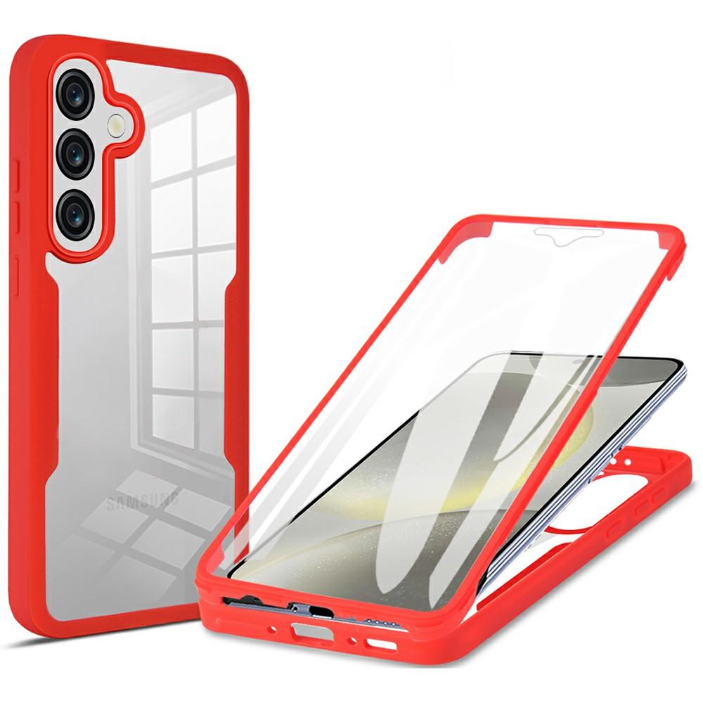 For Samsung Galaxy A36 5G/A56 5G Case Acrylic+TPU Clear Phone Cover with PET Screen Film