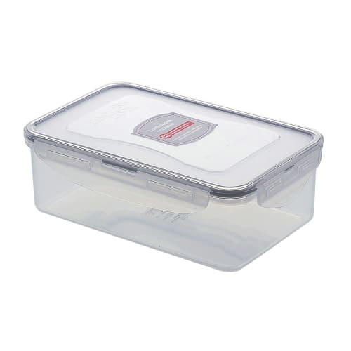 Bestco Lock & Lock Classic 1.0L Storage Container, Rectangular, Gray, HPL817G