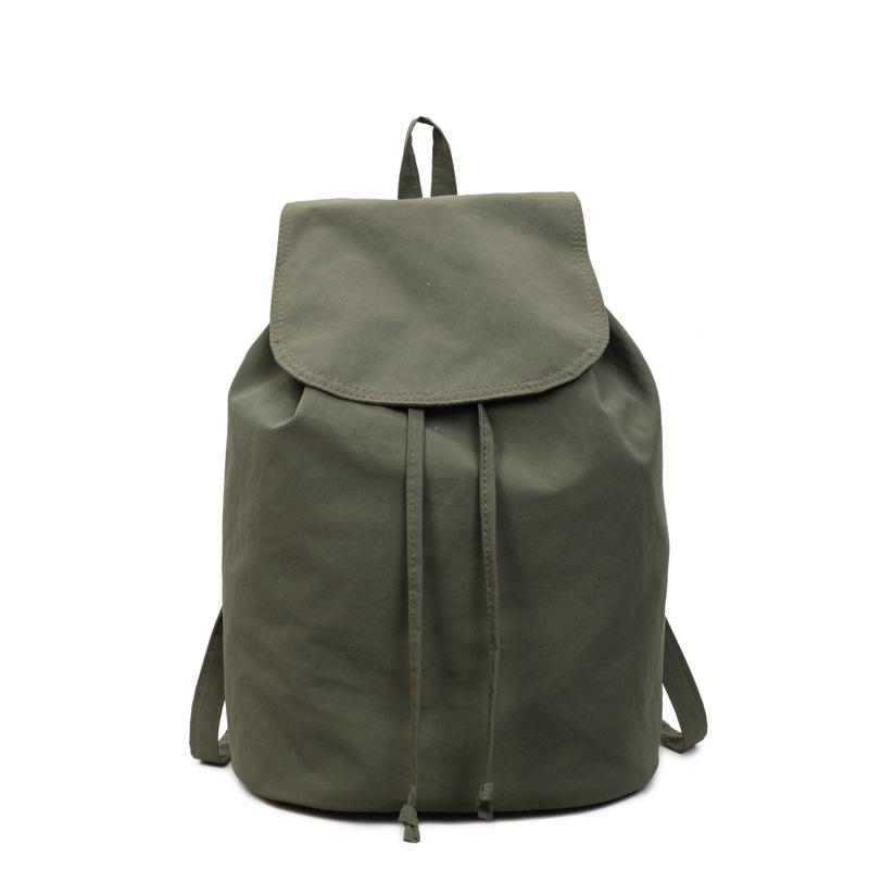 Einfarbiger Rucksack Damen Pendler Tasche Studenten Schultasche Outdoor Rucksack