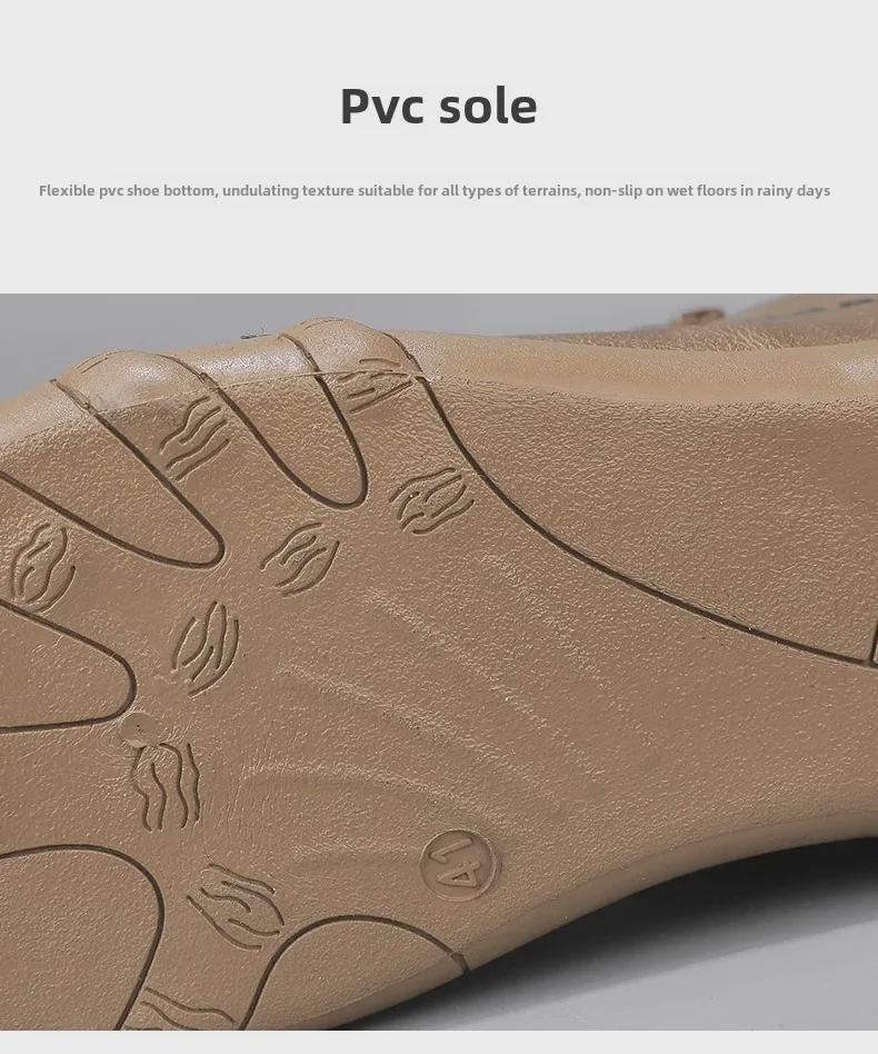 Men's Spring 2024 High-Top Casual Shoes: Trendy, All-Match Work & Outdoor Hiking Footwear