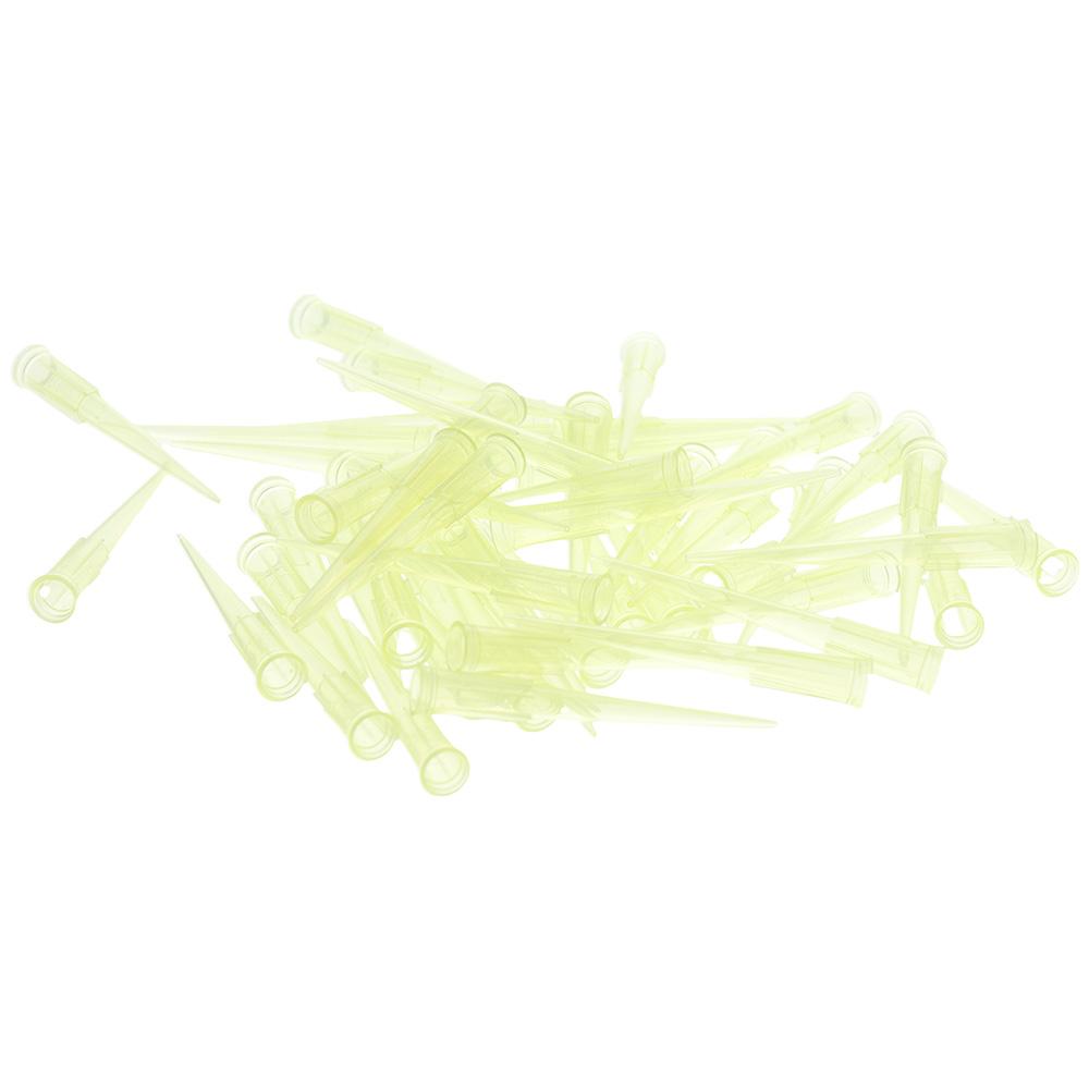 

1000 PCS Clear Yellow Liquid Pipette Pipettor Tips Plastic Pipette Tips Non-Filter Laboratory