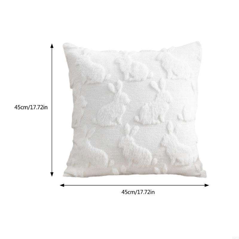 45x45cm Easters Rabbit Pillow Cover Bunnys Printed Pillow Case Party Decorations