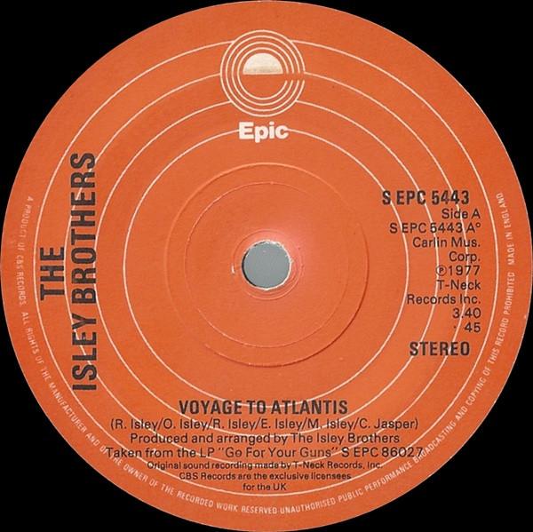 

7inch Record ISLEY BROTHERS - Voyage To Atlantis SEPC5443 Epic 1977 UK Soul/Funk Used