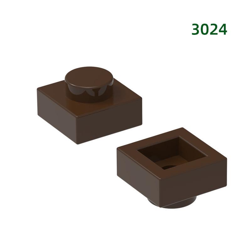 WANGE 1*1 Строительные блоки 290 шт. №3024 Маленькие совместимые кирпичики 1-отверстие Низкие элементы Аксессуары MOC DIY Насыпью Детская игрушка