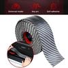 Car Accessories Fiber Carbon Door Sill Scuff Plate Cover Sticker Scratch Anti 2M