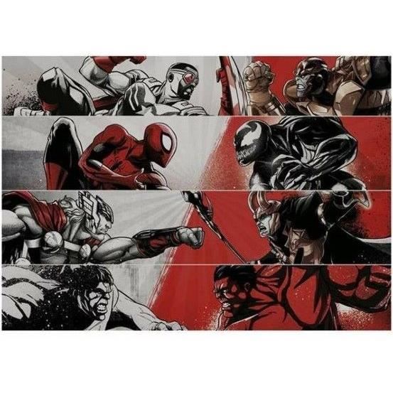 Puzzle - EDUCA - Marvel VS -1000 pièces