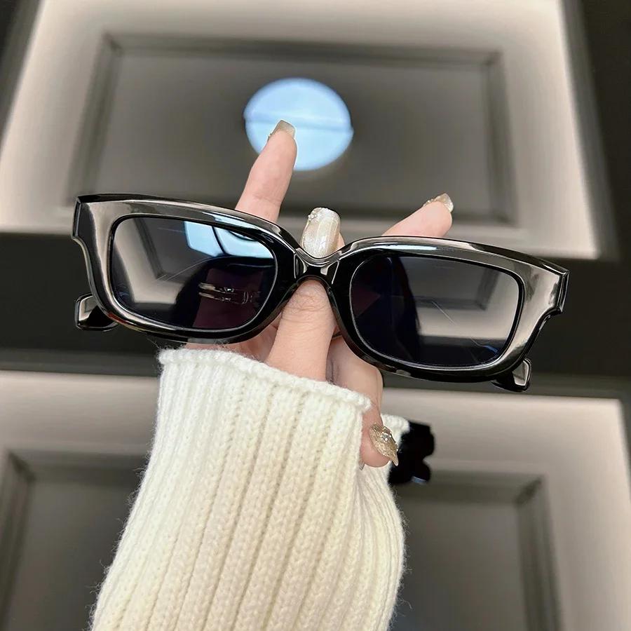 Square Fashion Sunglasses Women Men Brand Designer Vintage Rectangle Frame Sun Glasses Female Male Mirror Shades