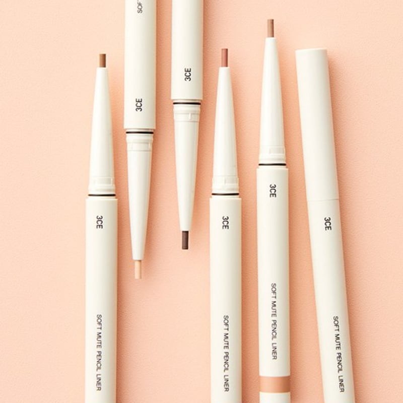 3ce Soft Mute Pencil Liner 7 Types (Choose 1)