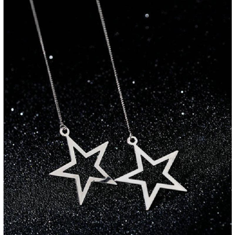 

Серьги-гвоздики с кисточками из стерлингового серебра 925 пробы, треугольные, ромбовидные, модные, серебряные, аксессуары 925