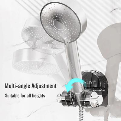 Shower Head Holder Bracket Removable Adjustable Suction Cup Shower Head Bracket No Drilling For Bathroom Universal Accessories
