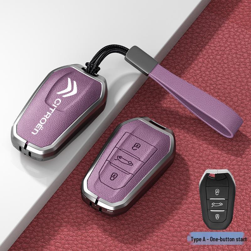 Car Key Cover & Buckle for Citroen C3XR, C4L, Tianyi, C5, C4 Sega, Elysee, C6 Models