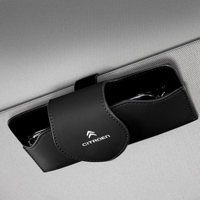

Sun Visor Sunglasses Storage Box Car Interior Accessories For Citroen C1 DS3 C2 C3 Vts C4 Saxo C4L C5 C6 C8 Xsara C3-XR Picasso чорний