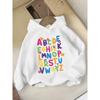 A Single-Piece Round-Neck Hoodie For Girls With Casual Cartoon Prints Is Suitable For Children's Outdoor Activities