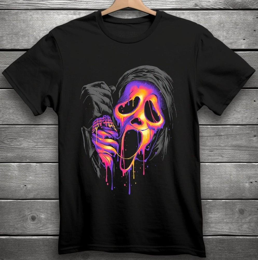 Ice Cream Horror TShirt Black S3XL Unisex T-Shirt XXXXL