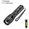 T6 Portable LED Mini Flashlights 18650 Battery 5 Modes Zoom Flash Light Aluminum Alloys Waterproof Material for Camping Torch