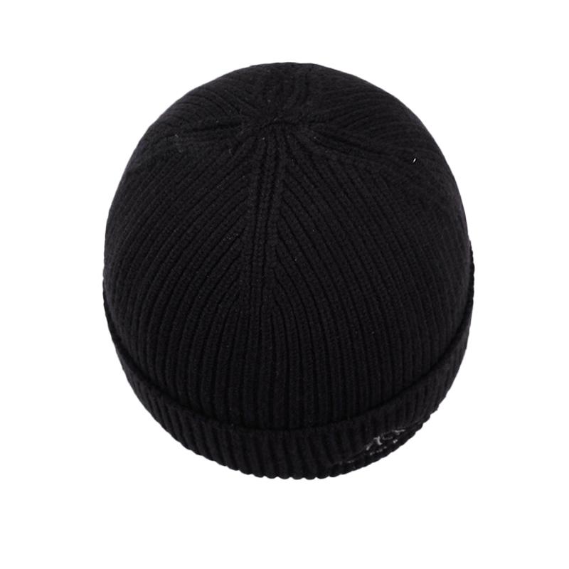Outdoor Sports Knitted Hat Wool Hat Autumn Winter Warm Sleeve Cap