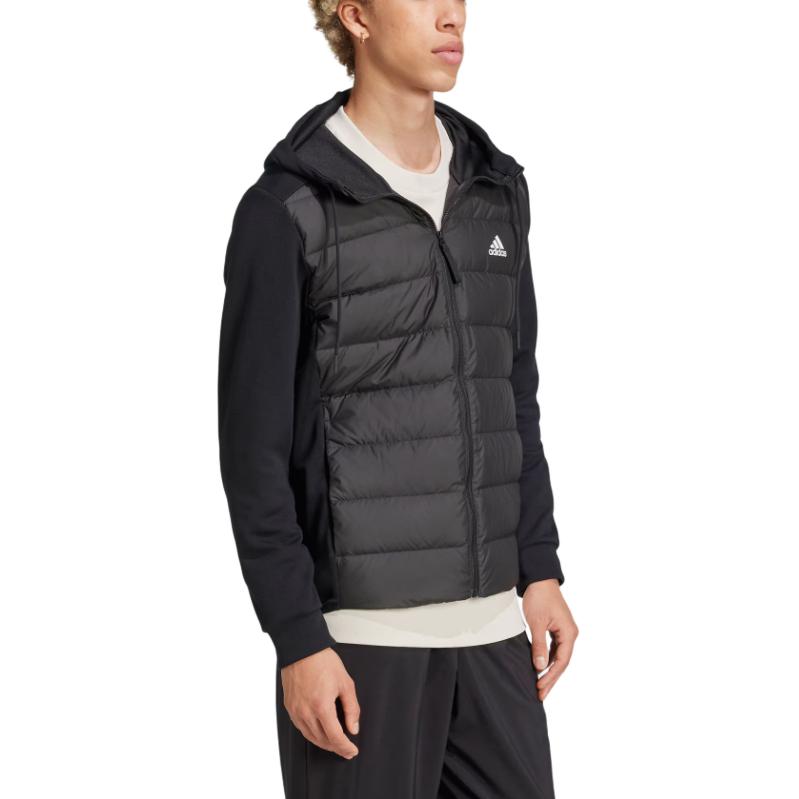 adidas Temel Moda Rahat Yumuşak Çok Yönlü Kaz Tüyü Mont Erkek Dış Giyim Siyah JM3255