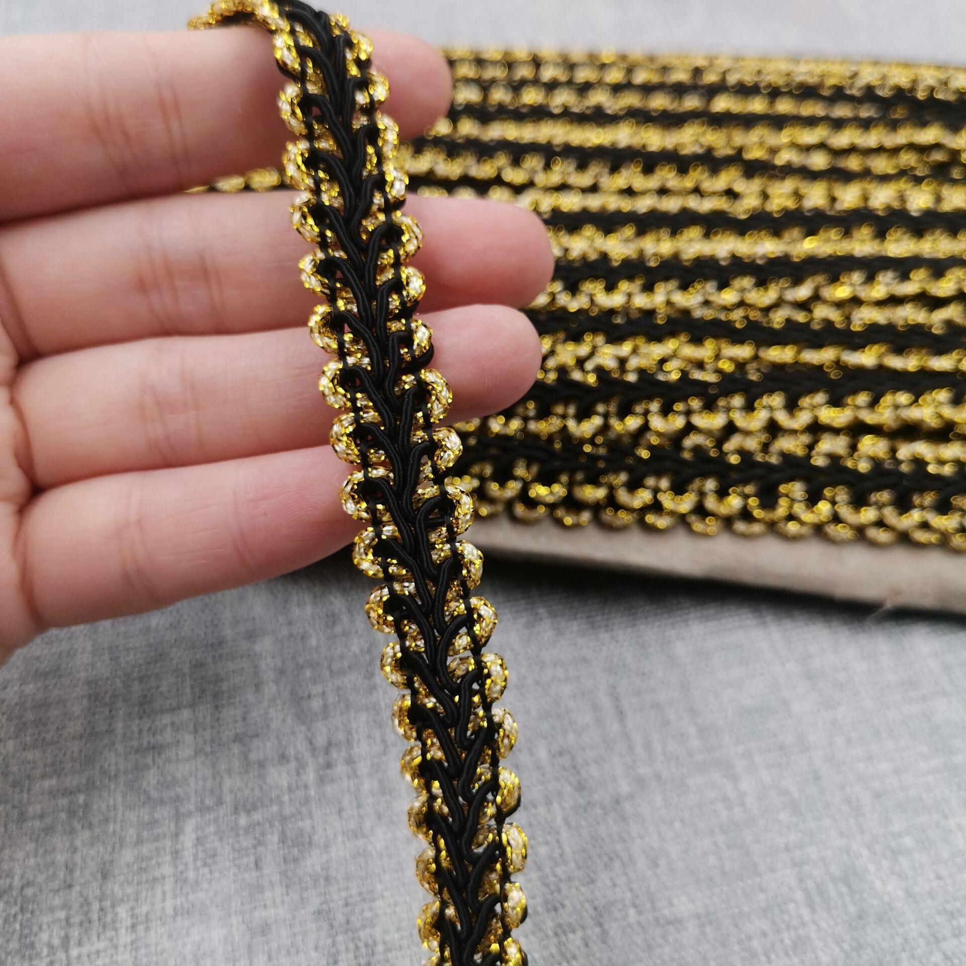 

12 мм золото и серебро сороконожка елочка киль кружево для одежды аксессуары