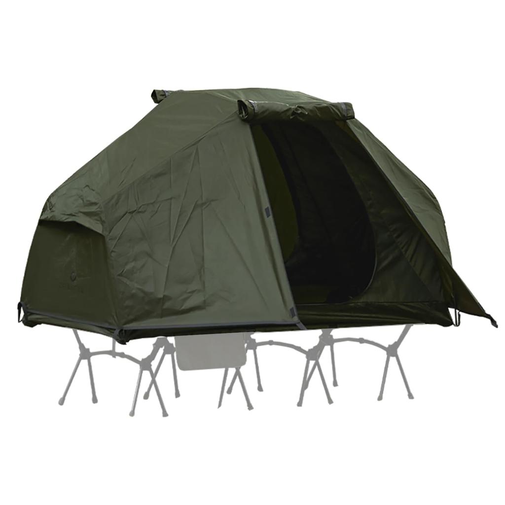 DRASOUL Tent for Kangaroo 1 Aluminum Front and Rear Mesh Can Be Used for Bike Camping Green Inner Tent Outer Cots, Solo, Style, Inner, Person, Two-way
