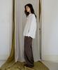 Poeteuseoul Frill Half-Open Blouse_White
