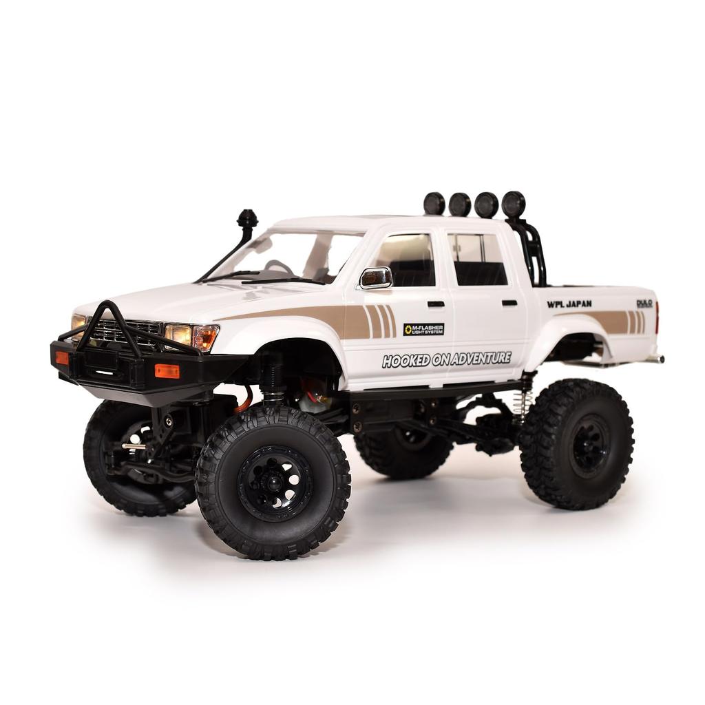 WPL JAPAN Radio Control Car C64-1, WPL Official Product with Technical Approval Mark, 116 Scale 4WD RC Car, Rock Crawling Crawler, Professional Model
