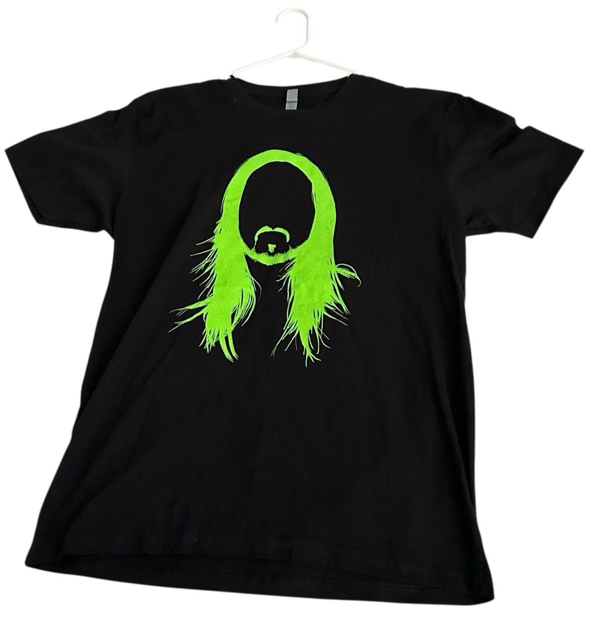 STEVE AOKI KOLONY TOUR T-SHIRT BLK DOUBLE-SIDED SOFT COTTON DJ EDM Large Unisex T-Shirt S