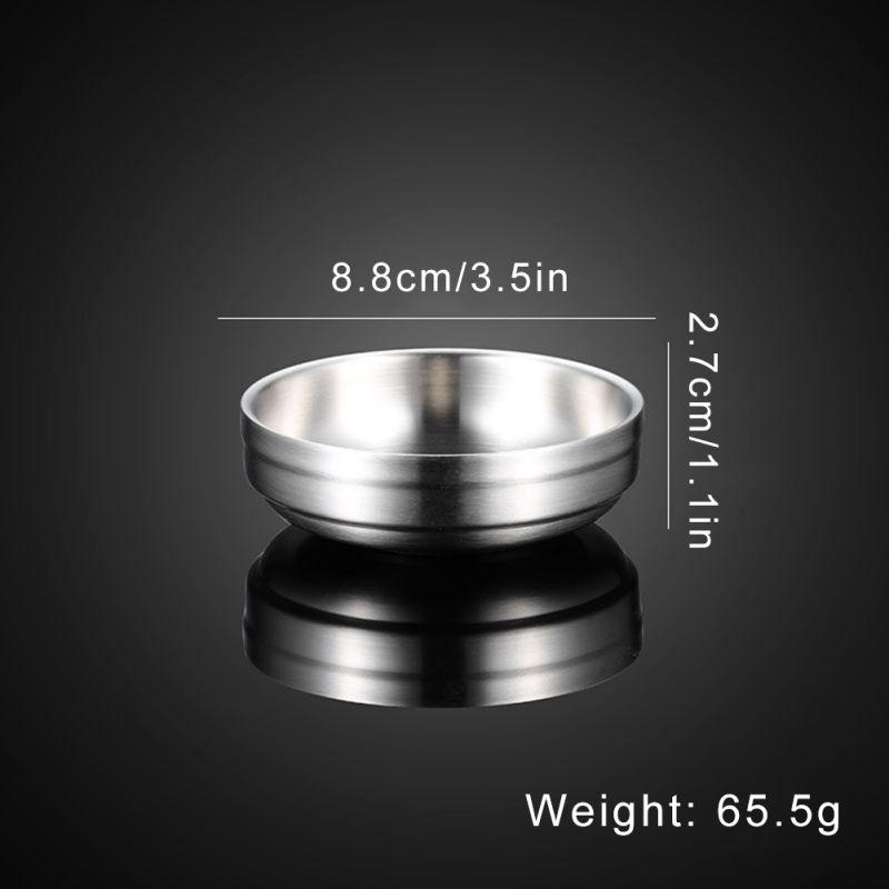 

Декоративный теплоизолированный поднос для смешивания, двухслойные миски из нержавеющей стали, металлические миски для мороженого, риса, супа, для украшения кухни