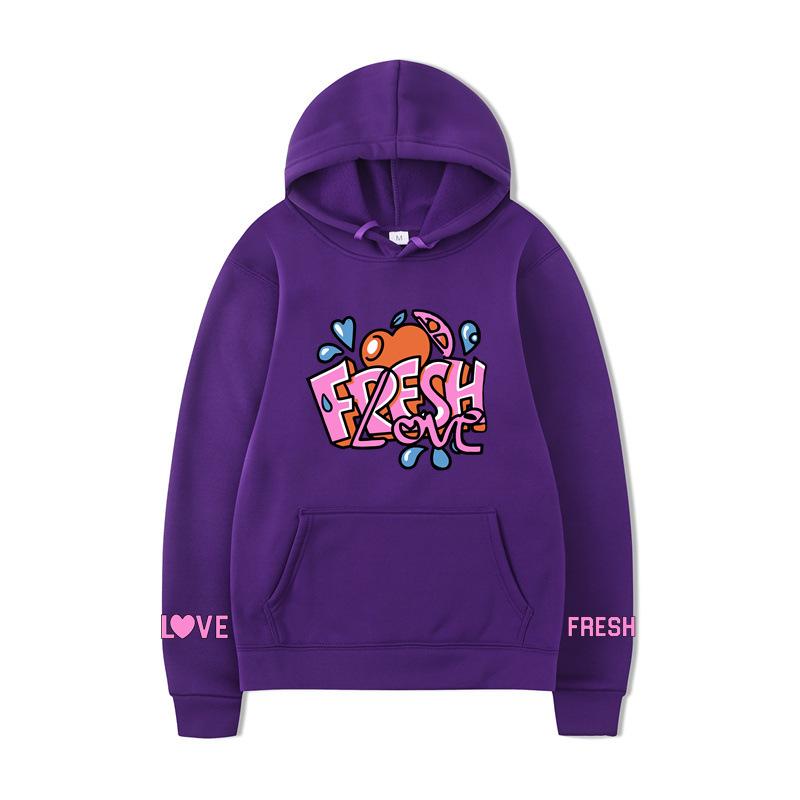 Autumn Winter Letter Print Men's Hoodie Y2K Clothes Vintage Fashion Oversize Casual Unisex Long Sleeve Pullovers