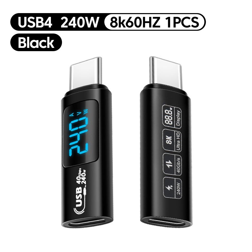 Elough 240W Adapter 5A USB 4.0 USB2.0 Digital Display Type C To Type C OTG Video Transfer for iPhone 15 Samsung Tablet Laptop 3