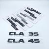 3D ABS Black Silver Letters CLA35 CLA45 Turbo 4matic+ Emblem for Mercedes Benz AMG Car Fender Trunk Rear C118  W117 Logo Sticker